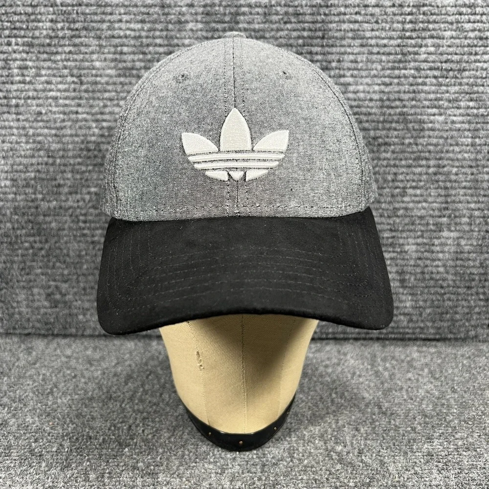 Adidas Originals Hat‎ Cap Mens Gray Snap Back Adjustable Golf Outdoor Casual